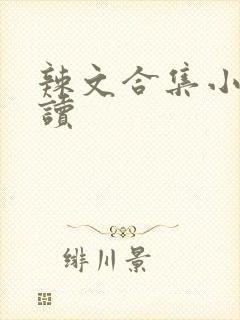辣文合集小说阅读