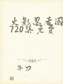 火影忍者国语版720集免费封面