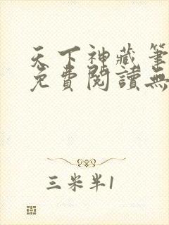 天下神藏笔趣阁免费阅读无弹窗小说