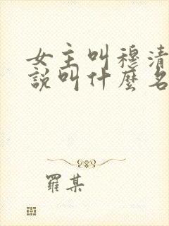 女主叫穆清的小说叫什么名字