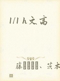1/1 h文高