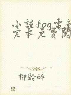 小说fog电竞完本免费阅读封面
