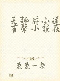 天师府小道士2有声小说在线收听