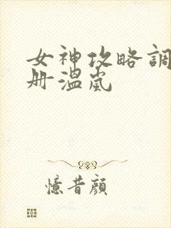 女神攻略调教手册温岚