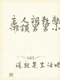 主人调教憋尿高潮锁男男小说封面