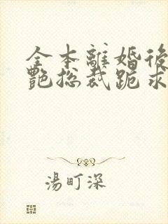 全本离婚后,冷艳总裁跪求复婚