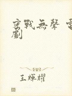 密战无声 电视剧