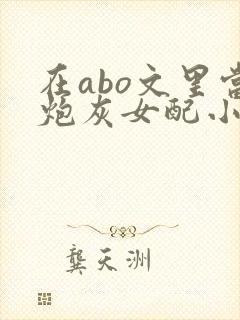 在abo文里当炮灰女配小说