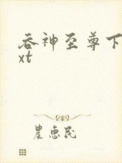 吞神至尊下载txt