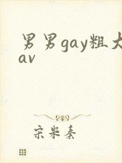 男男gay粗大av
