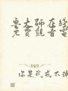 鲁大师在线观看免费观看电视剧动漫