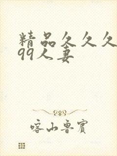 精品久久久久久99人妻封面