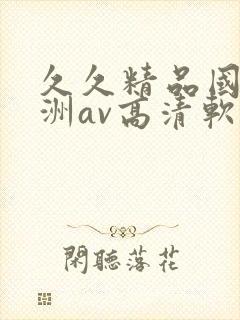 久久精品国产亚洲av高清软件