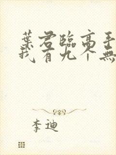 叶君临高手下山我有九个无敌师父