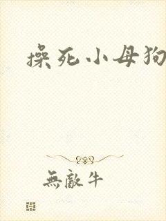操死小母狗了
