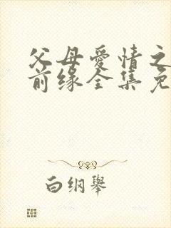 父母爱情之再续前缘全集免费观看