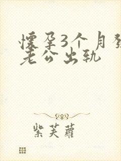 怀孕3个月发现老公出轨