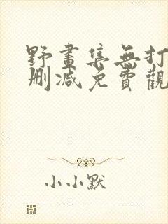 野画集无打码无删减免费观看