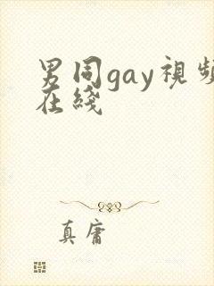 男同gay视频在线封面