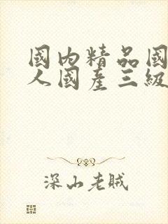 国内精品国产成人国产三级封面