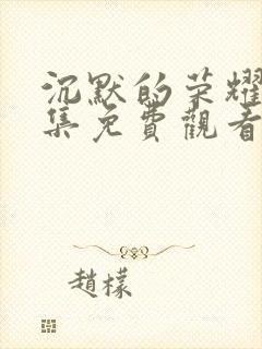 沉默的荣耀24集免费观看