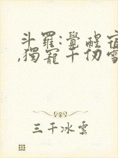 斗罗:觉醒宿傩,独宠千仞雪