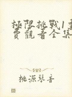 极限挑战1季免费观看全集