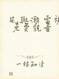 风与潮 电视剧 免费观看