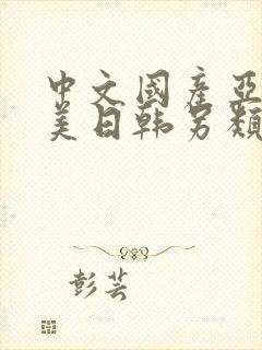 中文国产亚洲欧美日韩另类精品