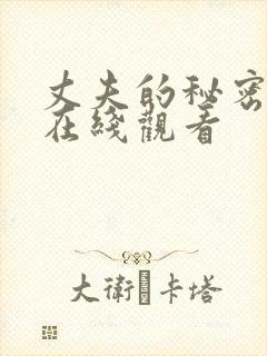 丈夫的秘密韩剧在线观看