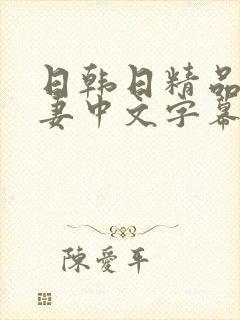 日韩日精品a人妻中文字幕有码