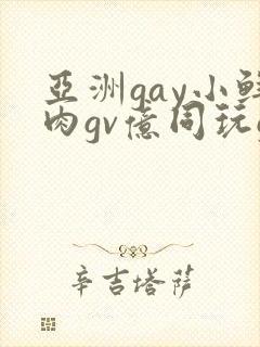 亚洲gay小鲜肉gv亿同玩gv