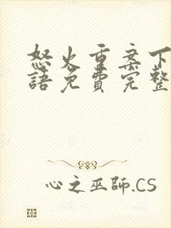 怒火重案下载国语免费完整版