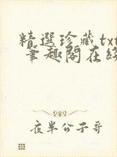 精选珍藏txt 笔趣阁在线阅读