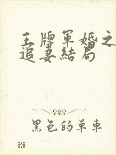 王牌军婚之特战追妻结局