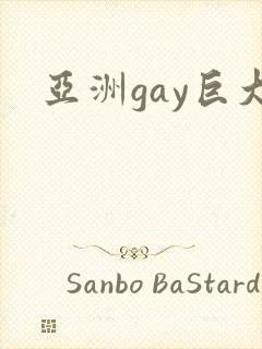 亚洲gay巨大