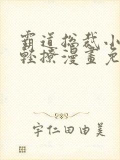 霸道总裁小叔请轻撩漫画免费下拉式六漫画