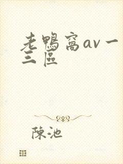 老鸭窝av一二三区