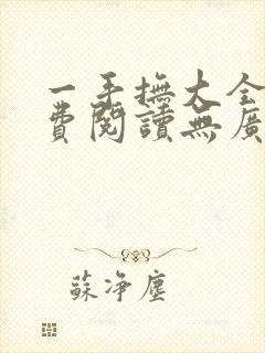 一手抚大全文免费阅读无广告封面