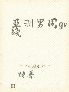 亚洲男同gv在线