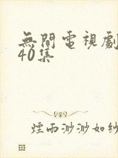 无间电视剧全集40集