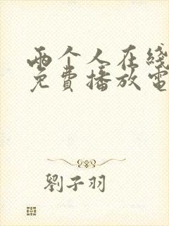两个人在线观看免费播放电视剧大全封面