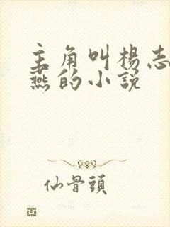 主角叫杨志诚徐燕的小说封面