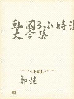 韩国3小时激情大合集