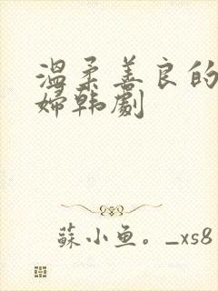 温柔善良的儿媳妇韩剧