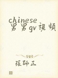 chinese男男gv视频