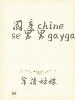 国产chinese男男gaygay网