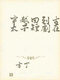 穿越回到古代当太子短剧在线观看封面