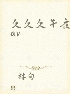 久久久午夜精品av