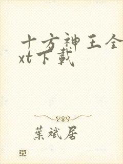 十方神王全本txt下载